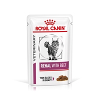 تصویر  پوچ مخصوص گربه Royal Canin مدل Renal  مناسب برای درمان مشکلات کلیوی تهیه شده از ماهی - 85 گرم