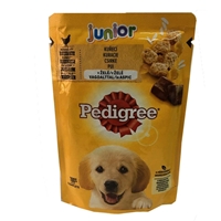 تصویر  پوچ Pedigree مخصوص سگ پاپی تهیه شده از گوشت مرغ - 100 گرم