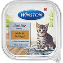 تصویر  ووم Winston مخصوص بچه گربه تهیه شده از گوشت مرغ - 100 گرم