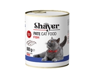 تصویر  كنسرو پته Shayer مخصوص گربه بالغ تهيه شده از ماهی - 800 گرم