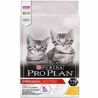 تصویر  غذاي خشك Pro plan مدل Kittn مخصوص بچه گربه تهيه شده از مرغ - 10 كيلوگرم