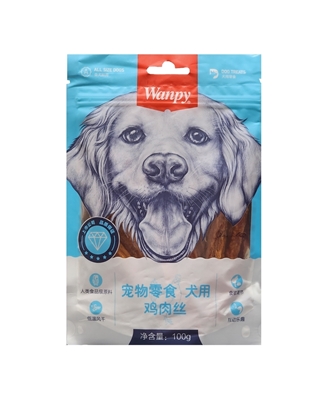 تصویر  تشويقی Wanpy مدل Chicken Jerky Strips تهيه شده از فيله ی مرغ مخصوص سگ - 100 گرم
