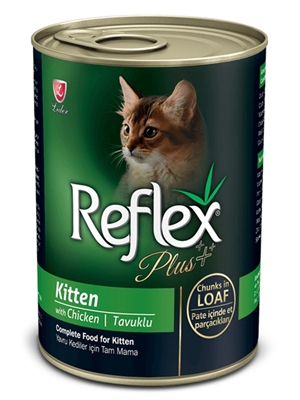 تصویر  كنسرو Reflex Plus مخصوص بچه گربه تهيه شده از گوشت مرغ - 400 گرم