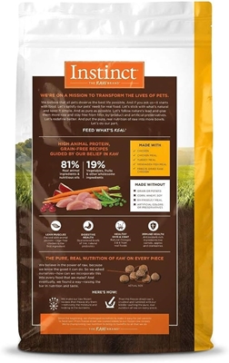تصویر  غذای خشک گربه Instinct مدل Original تهیه شده از مرغ مناسب برای تمام سنین - 2.2 کیلوگرم